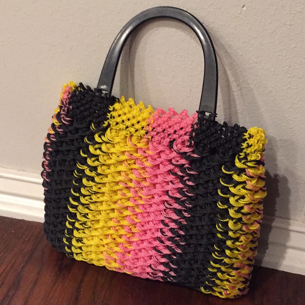 Multicolored African Print Shoulder Bag